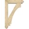 Ekena Millwork Imperial Arts and Crafts Rough Sawn Bracket w/ Offset Brace, Douglas Fir, 6"W x 24"D x 36"H BKT0604X24X36IMP03RDF - alternate 2